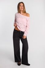 AERO Pointelle Knit Off-Shoulder Sweater thumbnail 25