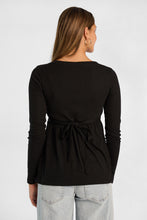 Haut babydoll à col henley et manches longues AERO thumbnail 4