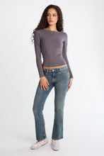 AERO Long Sleeve Boatneck Top thumbnail 5