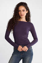 AERO Long Sleeve Boatneck Top thumbnail 1