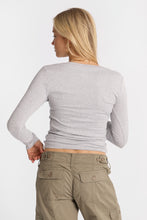 AERO Long Sleeve Notch Neck Top thumbnail 7