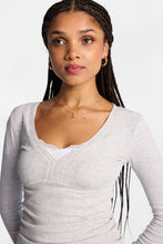 AERO Long Sleeve V-Neck Ballet Top thumbnail 3