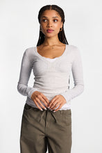 AERO Long Sleeve V-Neck Ballet Top thumbnail 2