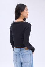 AERO Ribbed Long Sleeve Notch Neck Tee thumbnail 5