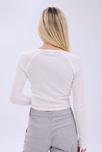 AERO Ribbed Long Sleeve Notch Neck Tee thumbnail 9