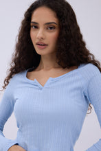 AERO Ribbed Long Sleeve Notch Neck Tee thumbnail 12