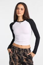 AERO Long Raglan Sleeve Baby Tee thumbnail 2