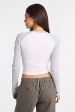 AERO Long Raglan Sleeve Baby Tee thumbnail 8