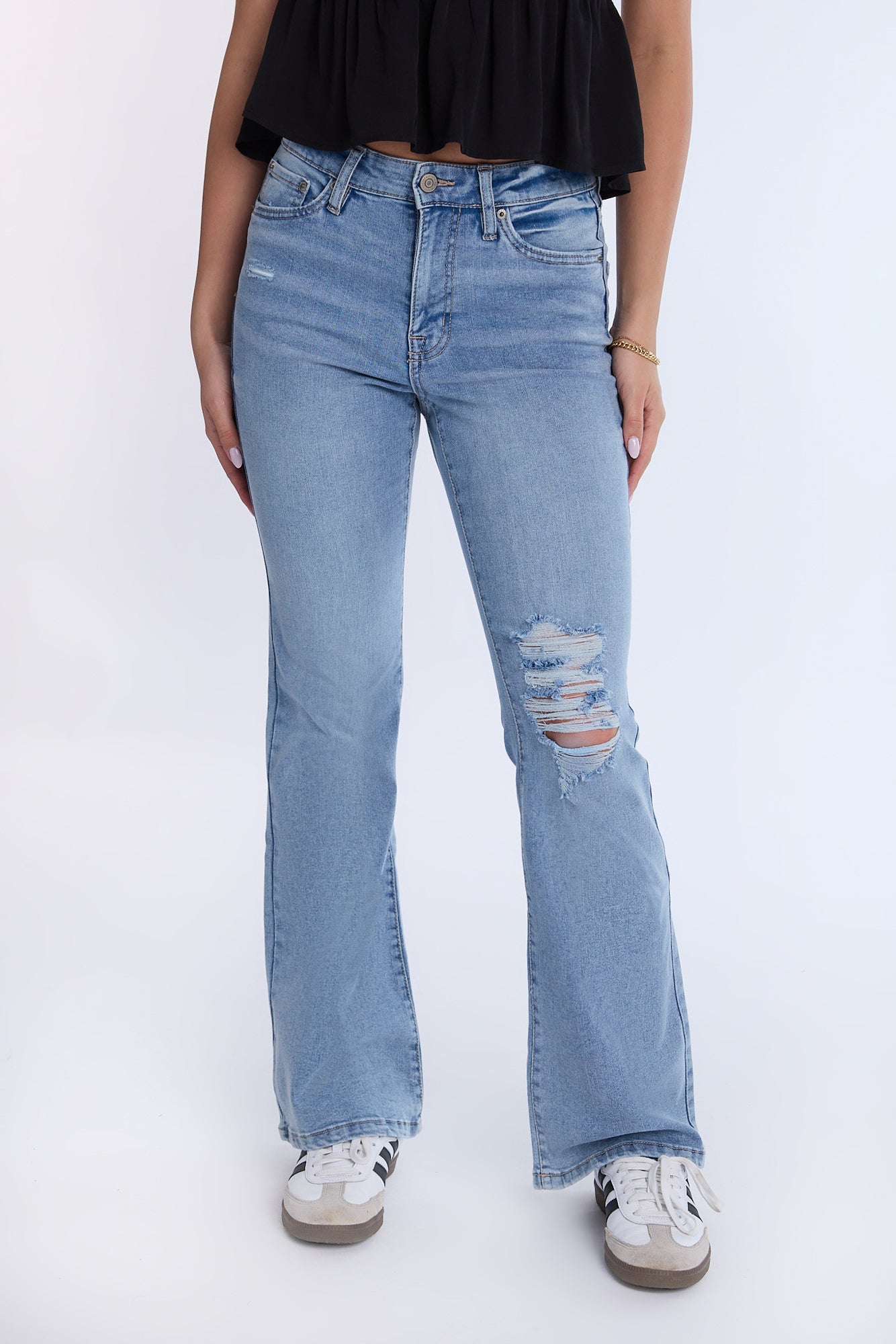 Jeans évasé AERO taille haute