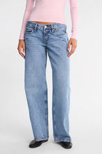 Harper Embroidered Wings Super Low Rise Wide Leg Jeans thumbnail 2