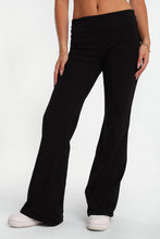 Leggings à ceinture repliable à jambes larges thumbnail 1