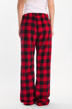 Pantalon pyjama pelucheux imprimé à cordon serrage en sergé AERO thumbnail 4