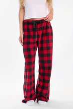 Pantalon pyjama pelucheux imprimé à cordon serrage en sergé AERO thumbnail 2
