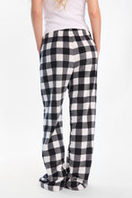 Pantalon pyjama pelucheux imprimé à cordon serrage en sergé AERO thumbnail 8