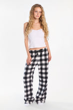 Pantalon pyjama pelucheux imprimé à cordon serrage en sergé AERO thumbnail 9