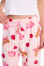 Pantalon pyjama pelucheux imprimé à cordon serrage en sergé AERO thumbnail 15