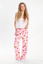 Pantalon pyjama pelucheux imprimé à cordon serrage en sergé AERO thumbnail 17