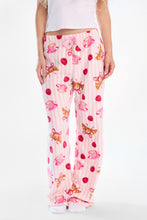 Pantalon pyjama pelucheux imprimé à cordon serrage en sergé AERO thumbnail 14
