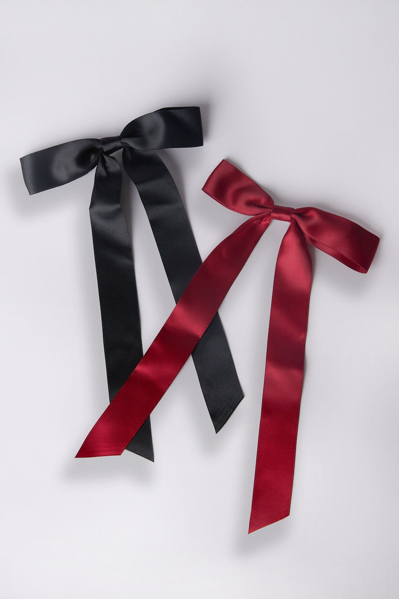 AERO Satin Bow Hair Clips 2-Pack