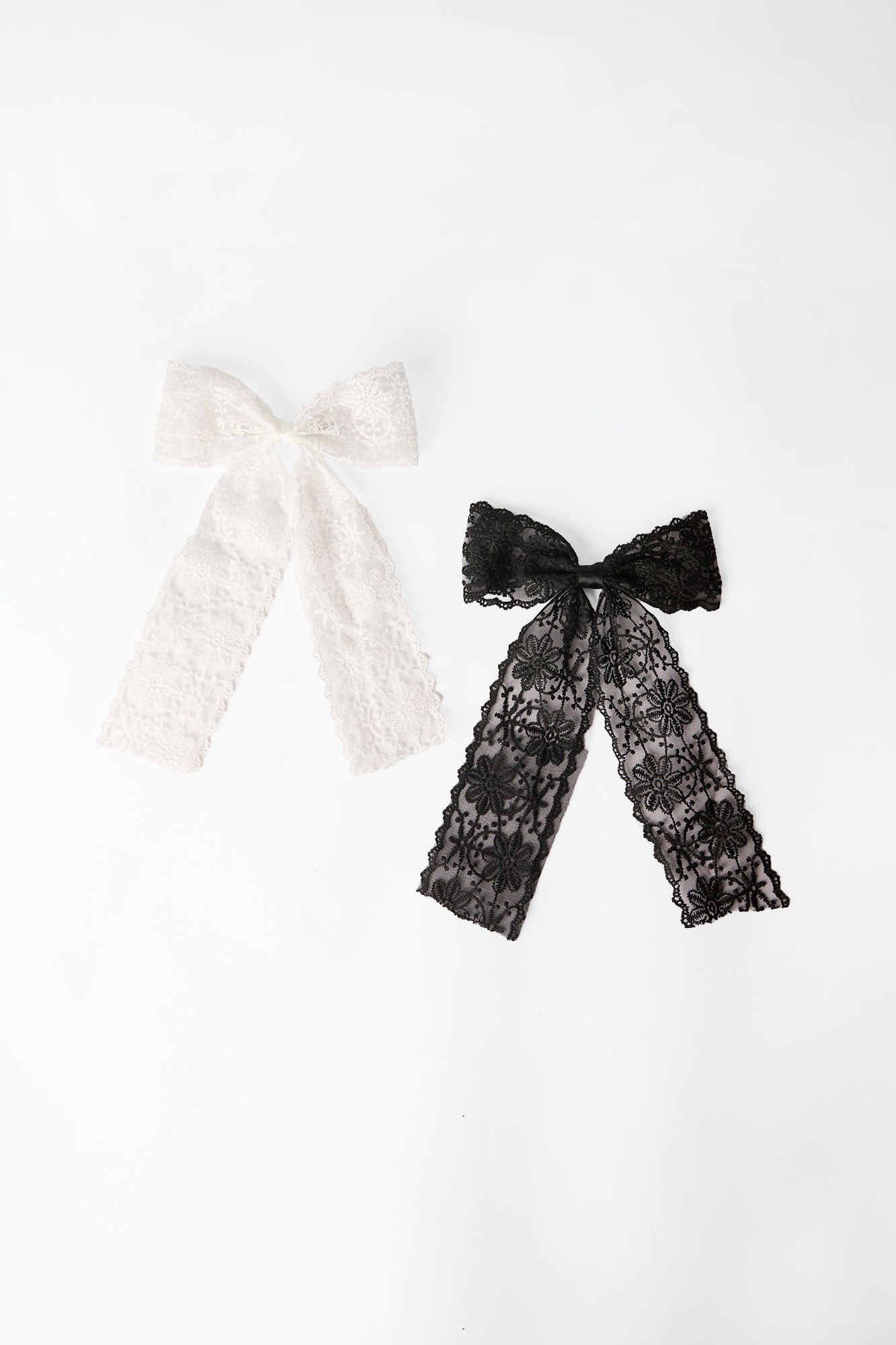 AERO Lace Bow Hair Clips 2-Pack