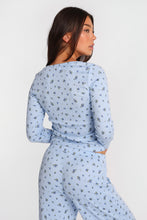 Haut pyjama à manches longues en tricot pointelle thumbnail 11