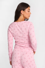 Haut pyjama à manches longues en tricot pointelle thumbnail 15