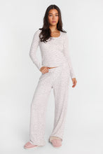 Pantalon pyjama à jambes larges en tricot pointelle AERO thumbnail 5