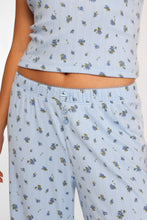 Pantalon pyjama à jambes larges en tricot pointelle AERO thumbnail 7