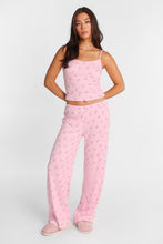 Pantalon pyjama à jambes larges en tricot pointelle AERO thumbnail 13