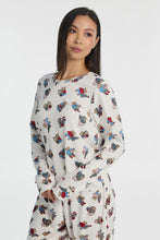 AERO Pajama Long Sleeve Tee & Velour Pajama Pants 2-Piece Gift Set thumbnail 2