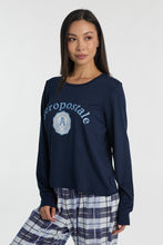 AERO Pajama Long Sleeve Tee & Velour Pajama Pants 2-Piece Gift Set thumbnail 10