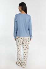 AERO Pajama Long Sleeve Tee & Velour Pajama Pants 2-Piece Gift Set thumbnail 19