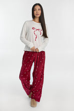 AERO Pajama Long Sleeve Tee & Velour Pajama Pants 2-Piece Gift Set thumbnail 21