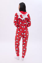 Combinaison pyjama pelucheux ras du cou imprimé Hello Kitty thumbnail 4