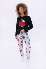 Peanuts Snoopy Puffer Jacket Printed Pajama Jogger And Tee Set thumbnail 1