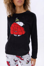 Peanuts Snoopy Puffer Jacket Printed Pajama Jogger And Tee Set thumbnail 2