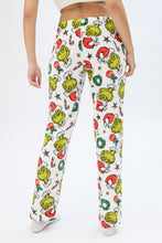 The Grinch Smirk Printed Pajama Pants thumbnail 2