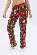 The Grinch Printed Plaid Pajama Pants thumbnail 1