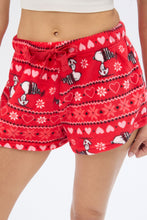 Peanuts Snoopy Printed Pajama Shorts thumbnail 4