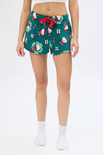 Hello Kitty Wreath Printed Pajama Shorts thumbnail 1