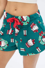 Hello Kitty Wreath Printed Pajama Shorts thumbnail 4