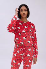 Hello Kitty Printed Velour Pajama Jogger And Tee Set thumbnail 2