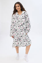 Peanuts Snoopy Hearts Printed Oversized Hoodie thumbnail 3