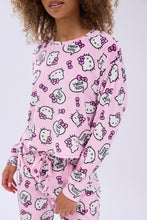 Hello Kitty Printed Velour Pajama Jogger And Tee Set thumbnail 3