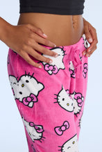 Pantalon pyjama pelucheux Hello Kitty rosette thumbnail 2
