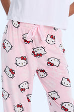 Hello Kitty Pajama Tee & Velour Pants 2-Piece Set thumbnail 3
