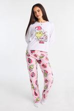 The Grinch Era Long Sleeve Pajama Top And Plush Pajama Pants 2-Piece Set thumbnail 1