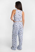 Cookie Monster Super Soft Pajama Tank Top & Wide Leg Pants 2-Piece Set thumbnail 2