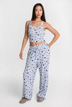 Cookie Monster Super Soft Pajama Tank Top & Wide Leg Pants 2-Piece Set thumbnail 3