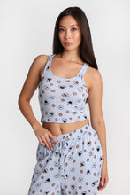 Cookie Monster Super Soft Pajama Tank Top & Wide Leg Pants 2-Piece Set thumbnail 4